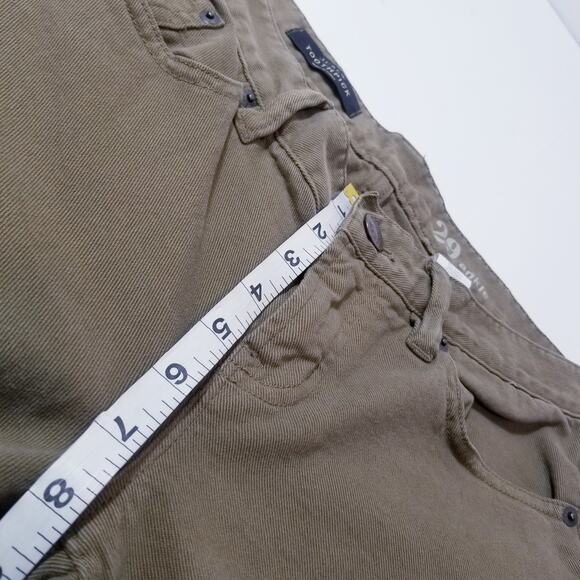 J. Crew Olive Green Toothpick Ankle Low Rise Jeans - Picture 6 of 13